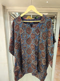 Modal Silk Kaftan Top by Kutch Poshak