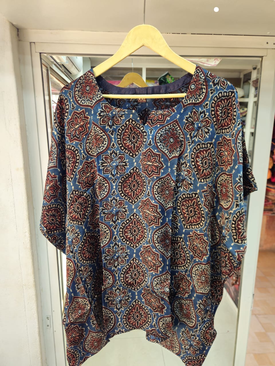 Modal Silk Kaftan Top by Kutch Poshak