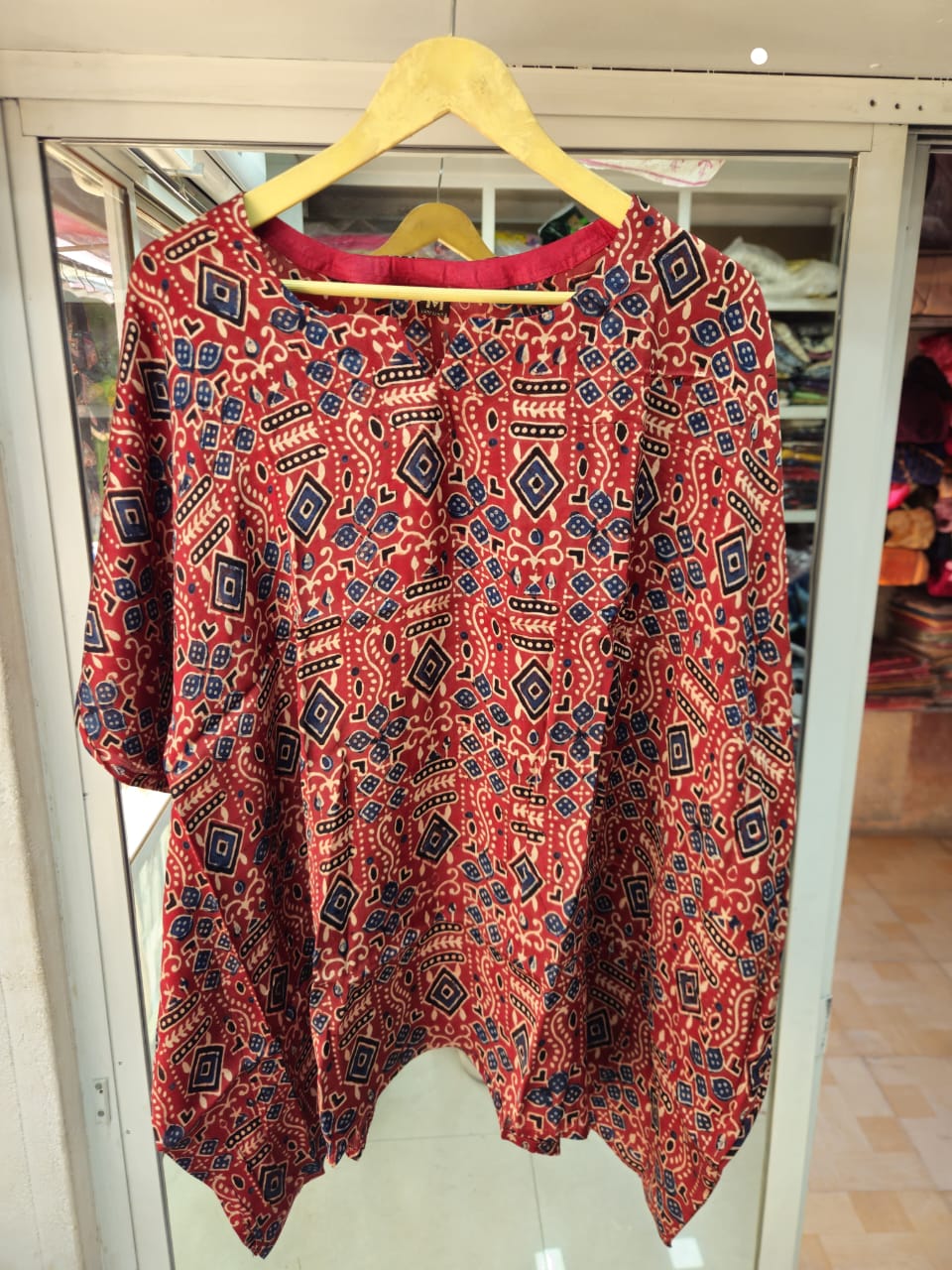 Beautiful Modal Silk Kaftan Top showcasing premium design - Kutch Poshak