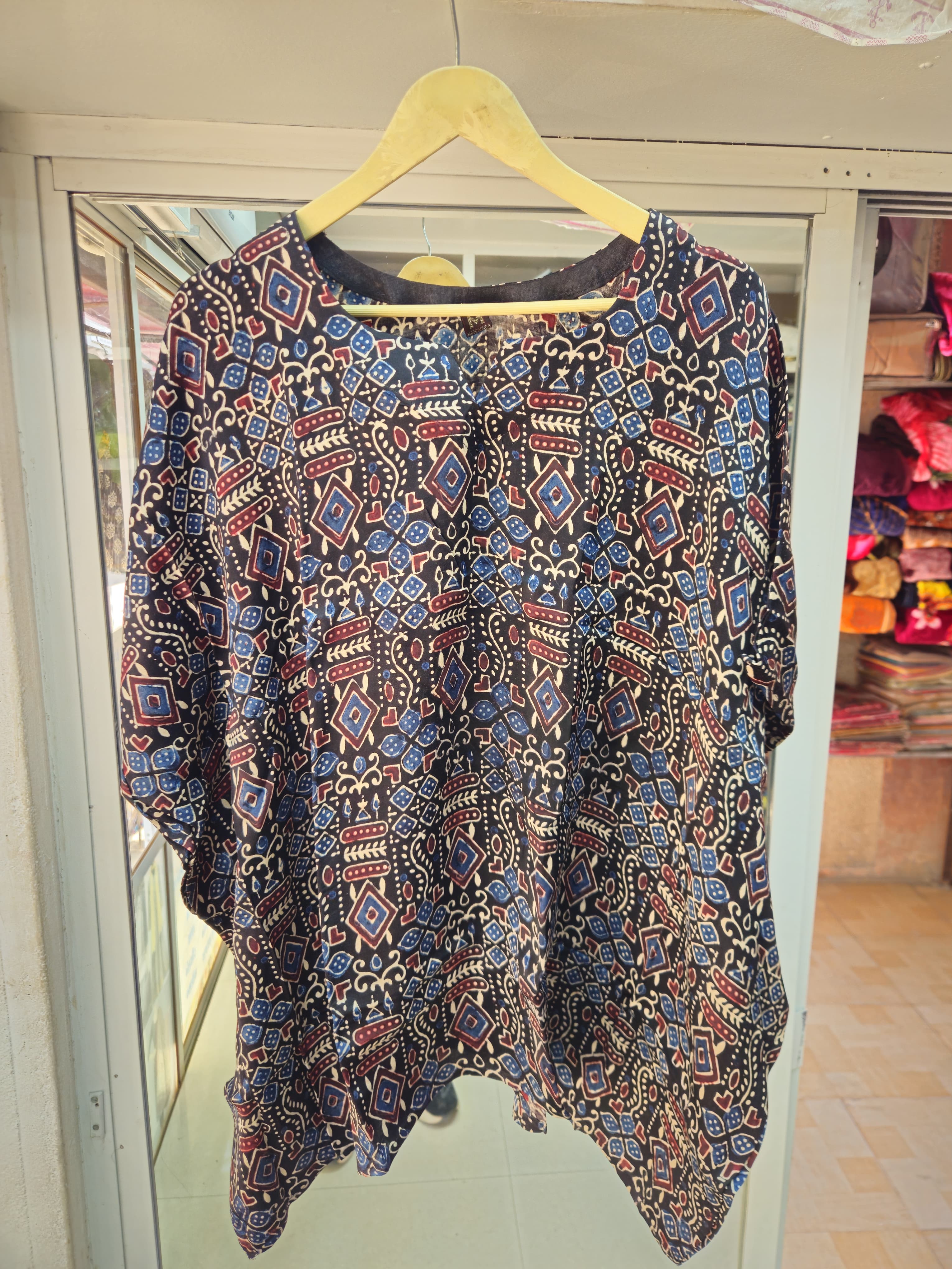 Kutch Poshak exclusive Modal Silk Kaftan Top