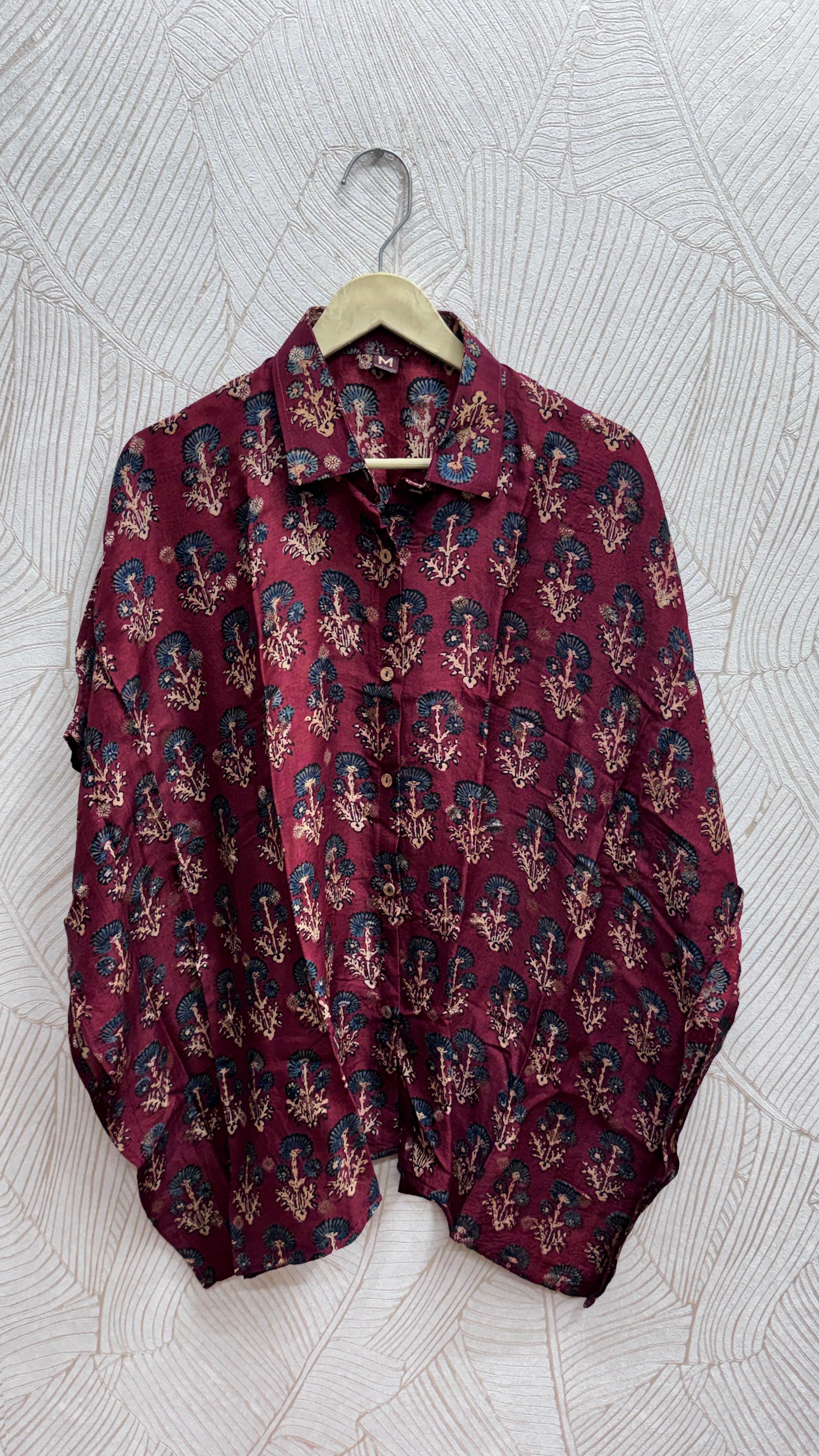 Kutch Poshak exclusive Dola Silk Kaftan Shirt
