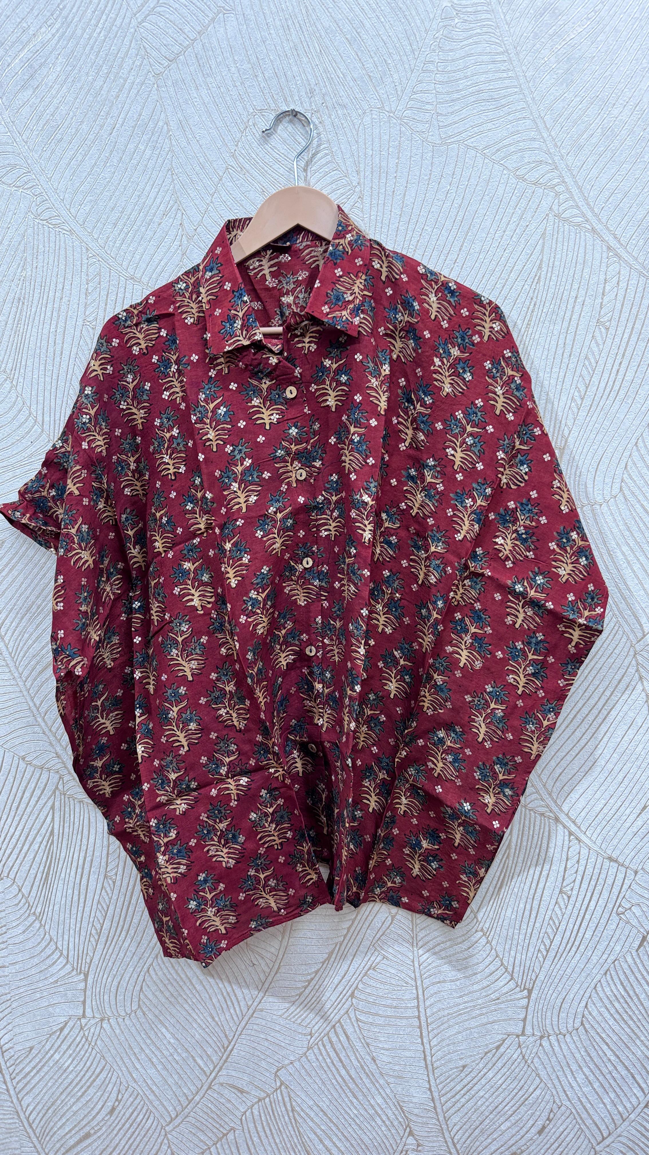 Beautiful Dola Silk Kaftan Shirt showcasing premium design - Kutch Poshak
