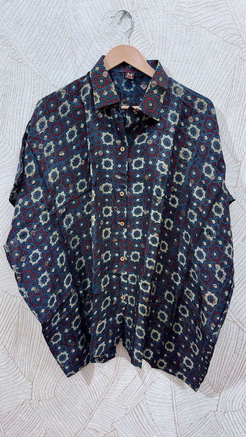 Beautiful Dola Silk Kaftan Shirt showcasing premium design - Kutch Poshak