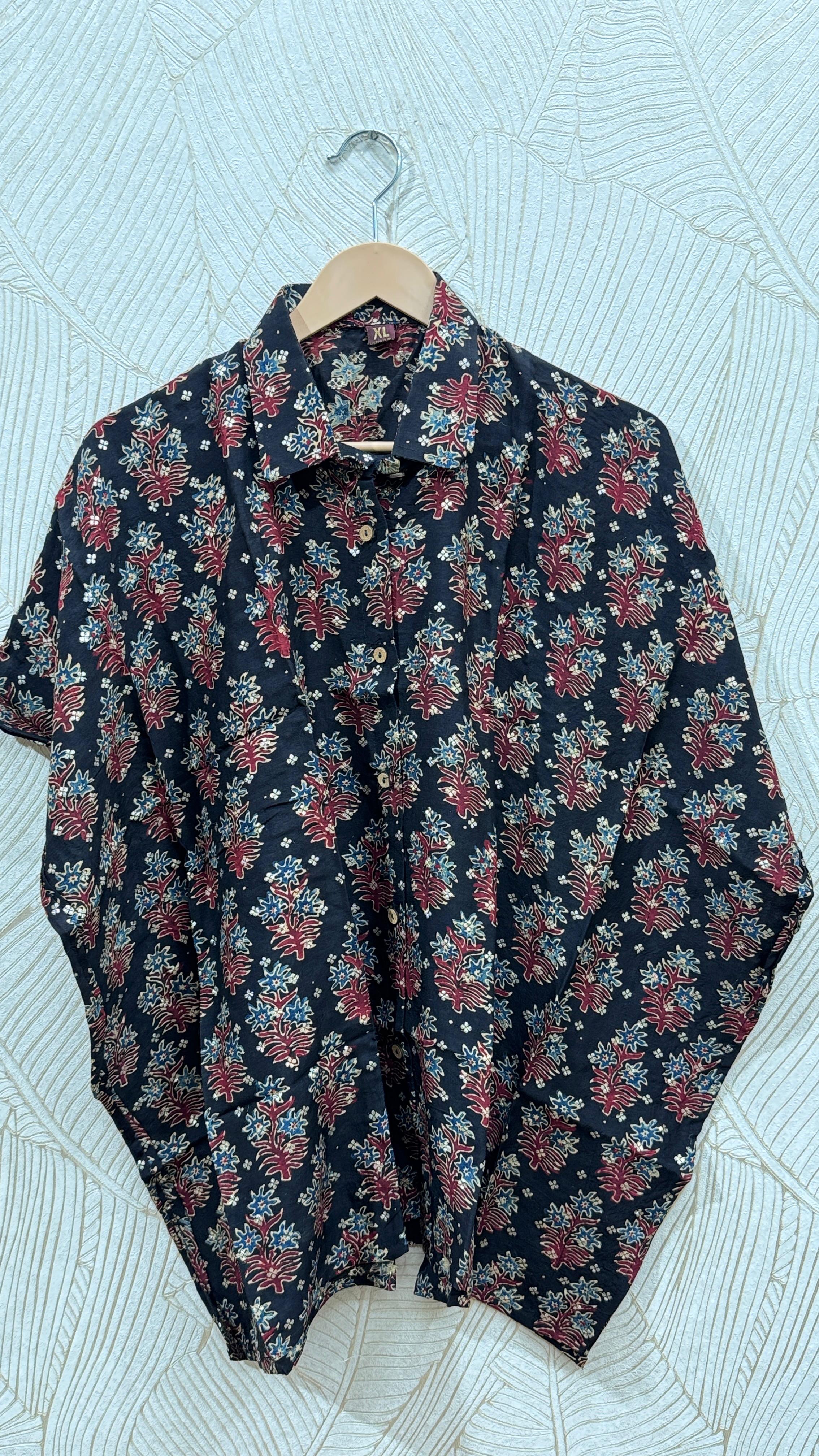 Kutch Poshak exclusive Dola Silk Kaftan Shirt