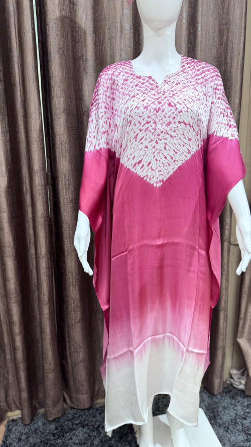 Kutch Poshak exclusive Dual Shade Pure Modal Silk Stitched Shibori