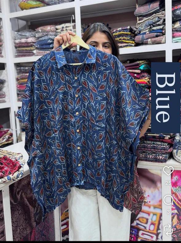 Kutch Poshak exclusive Premium Modal Silk Kaftan Shirts