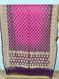 Kutch Poshak exclusive Pure Khadi Georgette Hand Bandhej Dupatta
