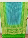Beautiful Pure Khadi Georgette Hand Bandhej Dupatta showcasing premium design - Kutch Poshak