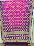 Pure Khadi Georgette Hand Bandhej Dupatta by Kutch Poshak