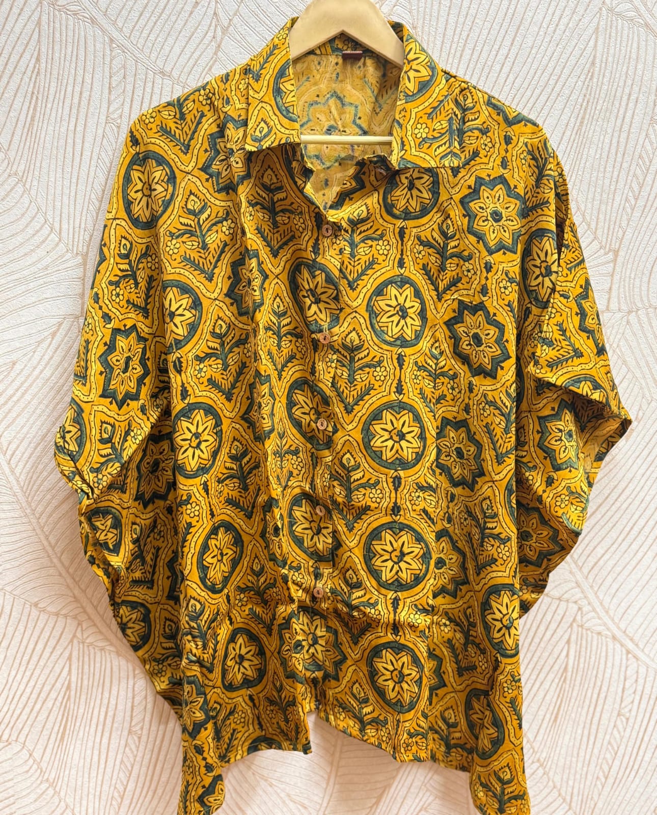 Premium Modal Silk Kaftan Shirt from Kutch Poshak