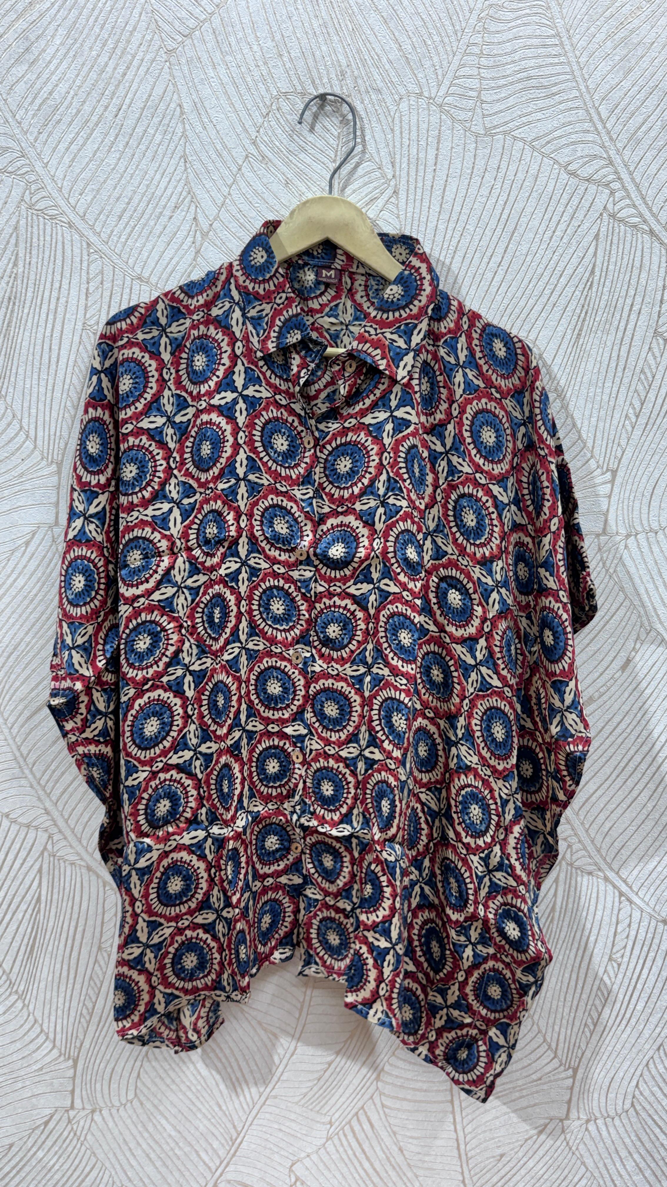Kutch Poshak exclusive Premium Modal Silk Kaftan Shirt