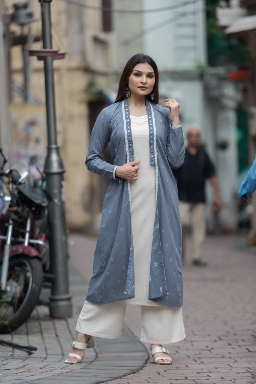 Jamdani Cotton 3pc Set