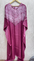 Single Shade Pure Modal Silk Stitched Shibori