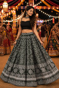 Mashru Silk Kali Skirt