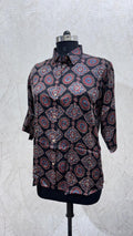 Pure Modal Silk Ajrakh Shirt