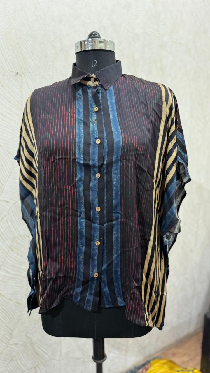 Modal Silk Kaftan Shirt