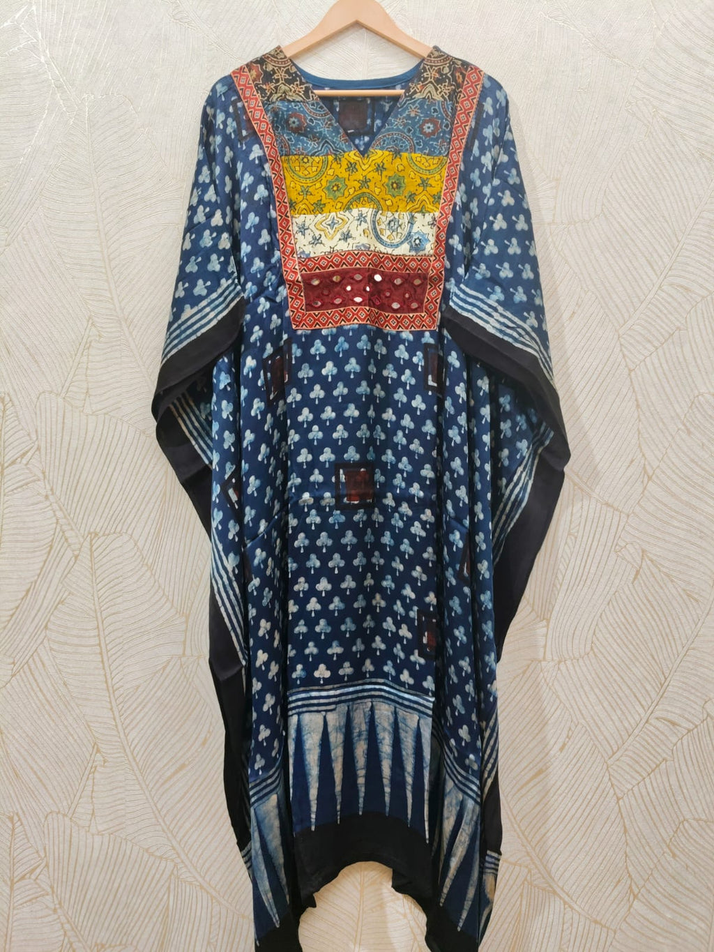 Pure Modal Silk V neck Kaftan