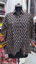 Beautiful Dola Silk Kaftan Shirt showcasing premium design - Kutch Poshak