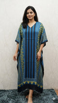 Pure Modal Silk V neck Kaftan