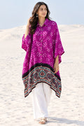 Bandhej×Ajrakh Kaftan Shirt