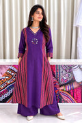 Khadi Cotton Ajrakh Kurta+Plazo