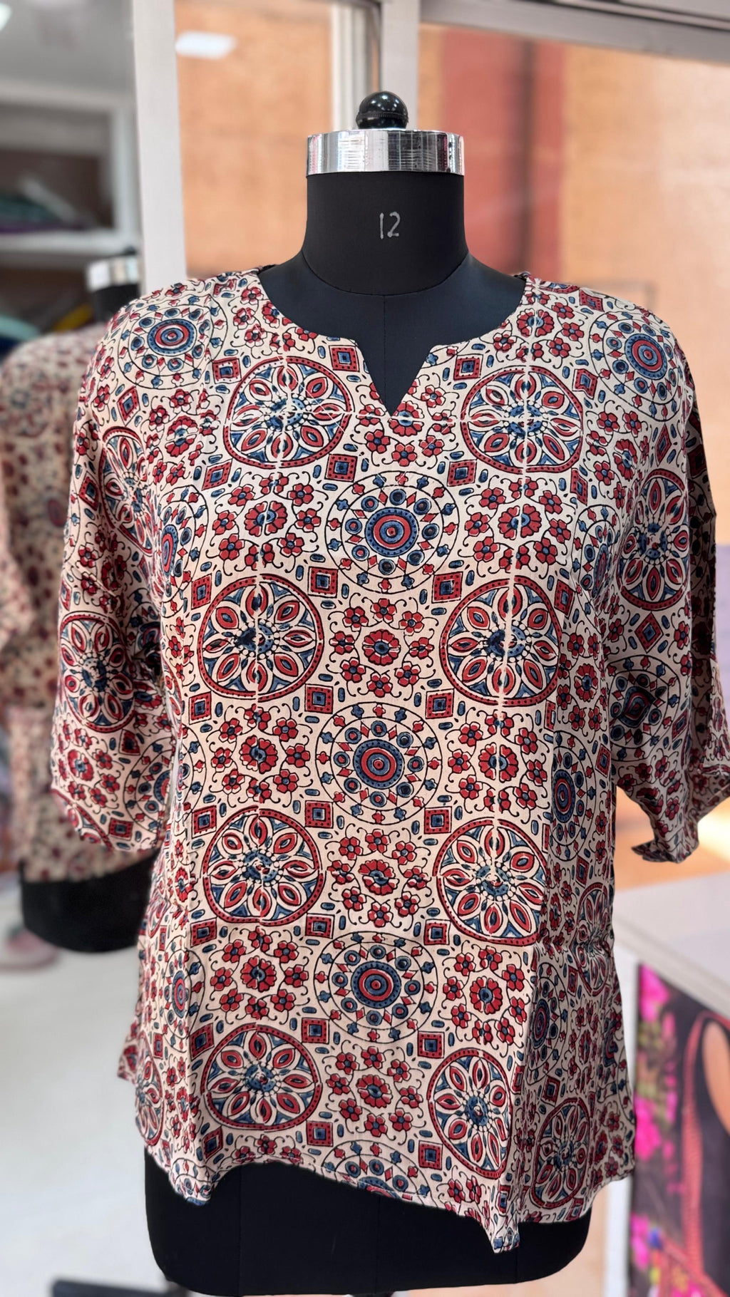 Pure modal silk oversized Tunic-Top by Kutch Poshak