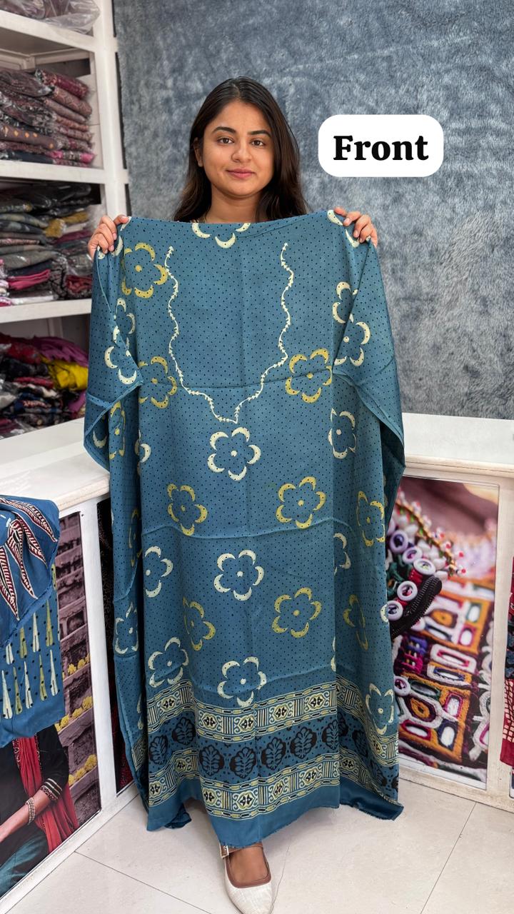 Modal Silk Designer Top/Kurta Fabric