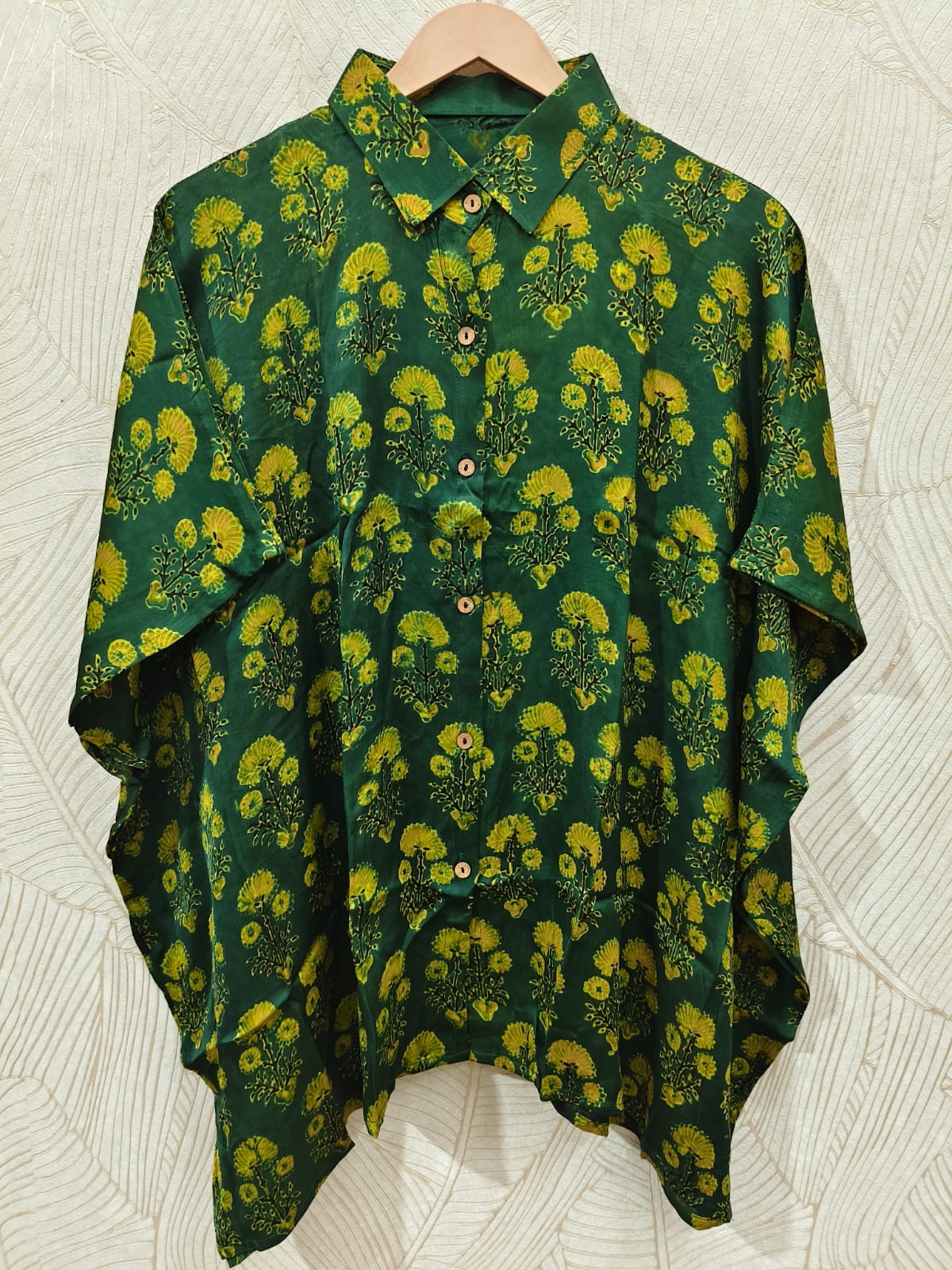 Modal Silk Kaftan Shirt