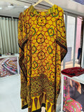 Pure Modal Silk V neck Kaftan