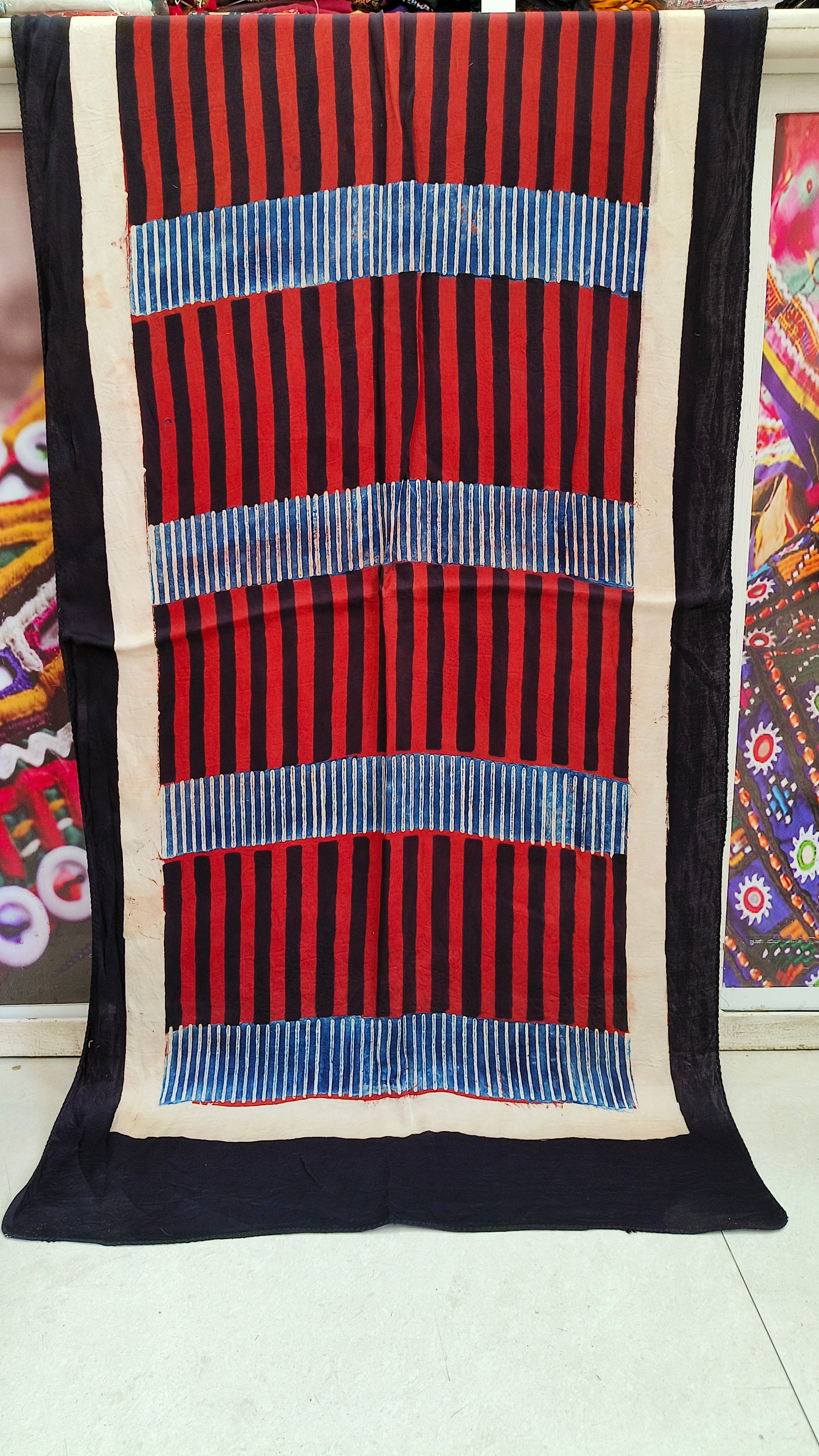 Kutch Poshak exclusive Pure Modal Silk Ajrakh Stole