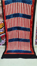 Pure Modal Silk Ajrakh Stole by Kutch Poshak