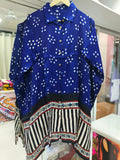 Bandhej×Ajrakh Kaftan Shirt