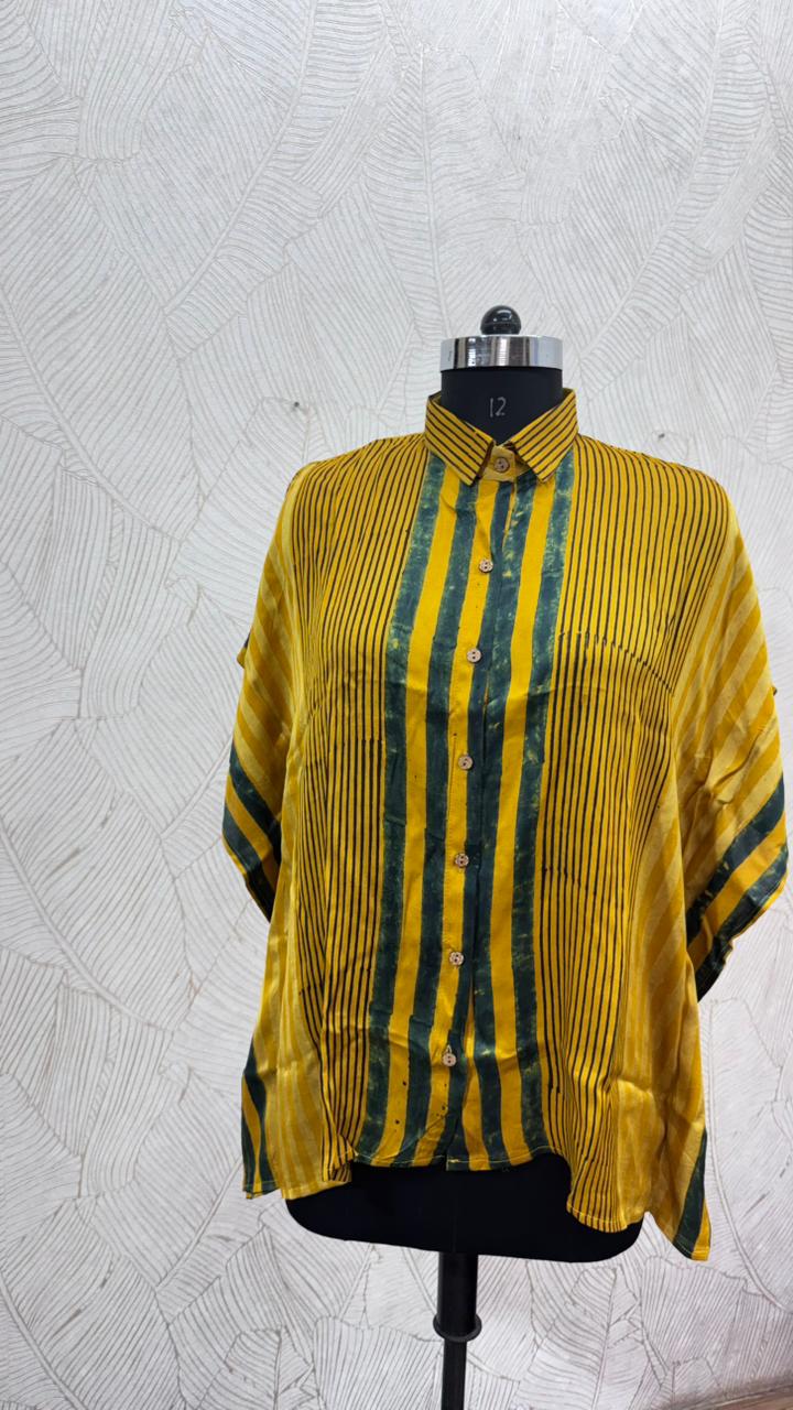 Modal Silk Kaftan Shirt