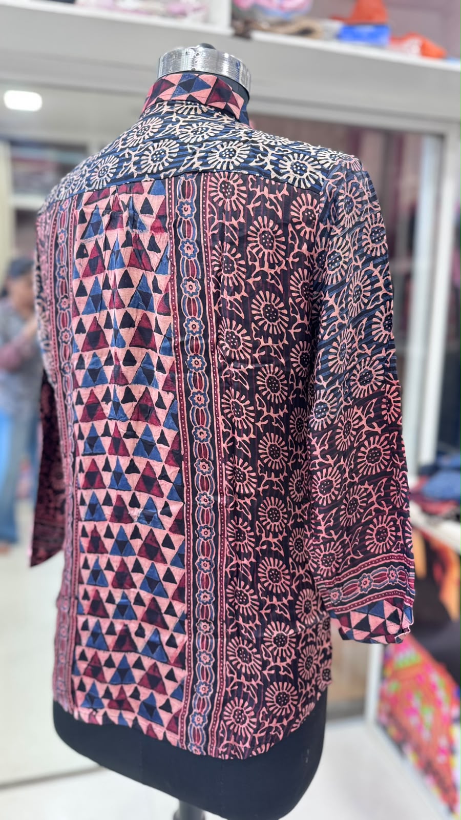 Modal Silk Antifit Ajrakh Shirts