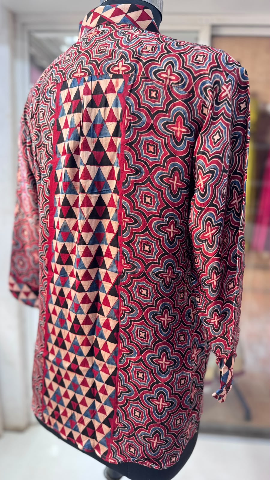 Modal Silk Antifit Ajrakh Shirts