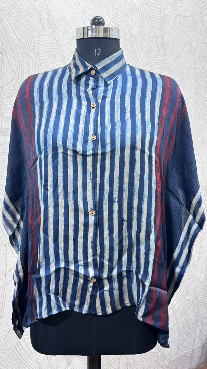 Modal Silk Kaftan Shirt
