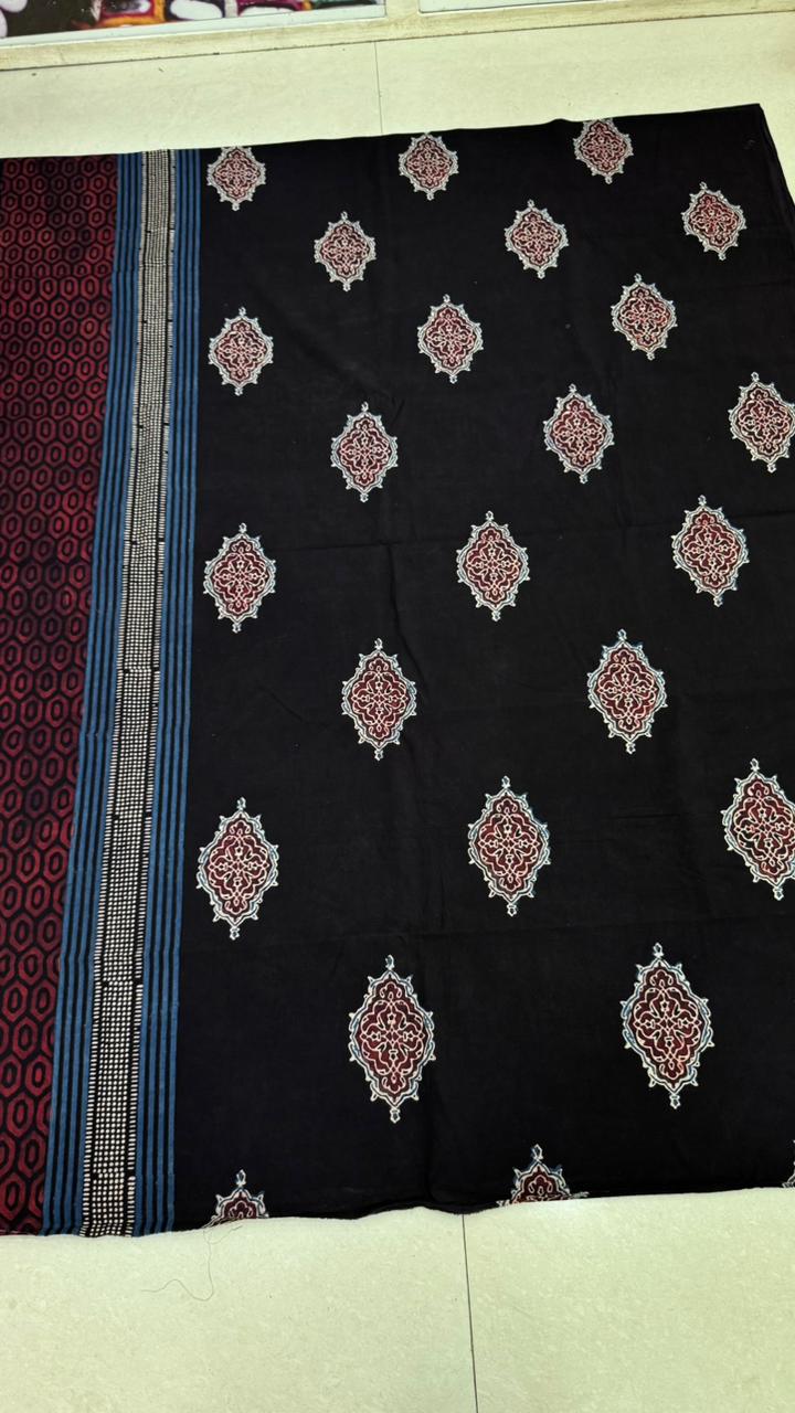 Pure Cotton Unstitched Top Fabric