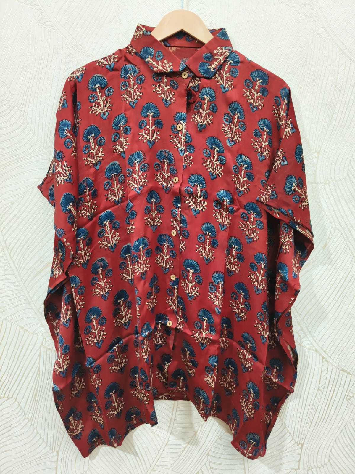 Modal Silk Kaftan Shirt
