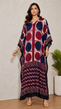 Pure Modal Silk V neck Kaftan
