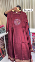 Modal Silk Handwork Kurta+Plazo