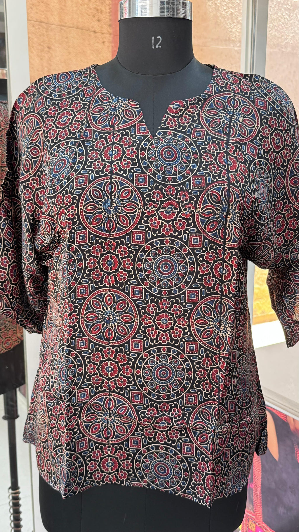 Pure modal silk oversized Tunic-Top by Kutch Poshak
