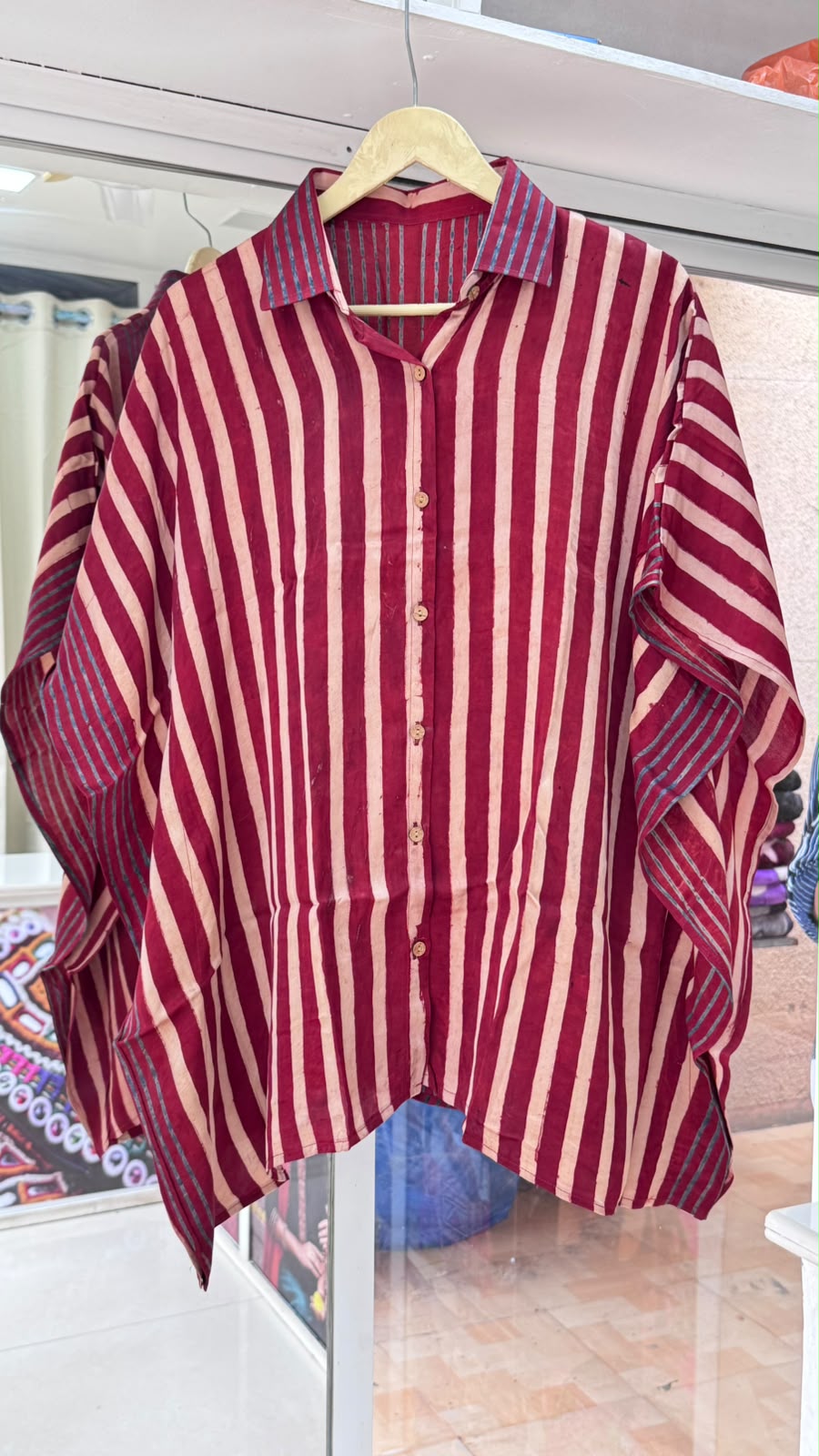 Modal Silk Kaftan Shirt