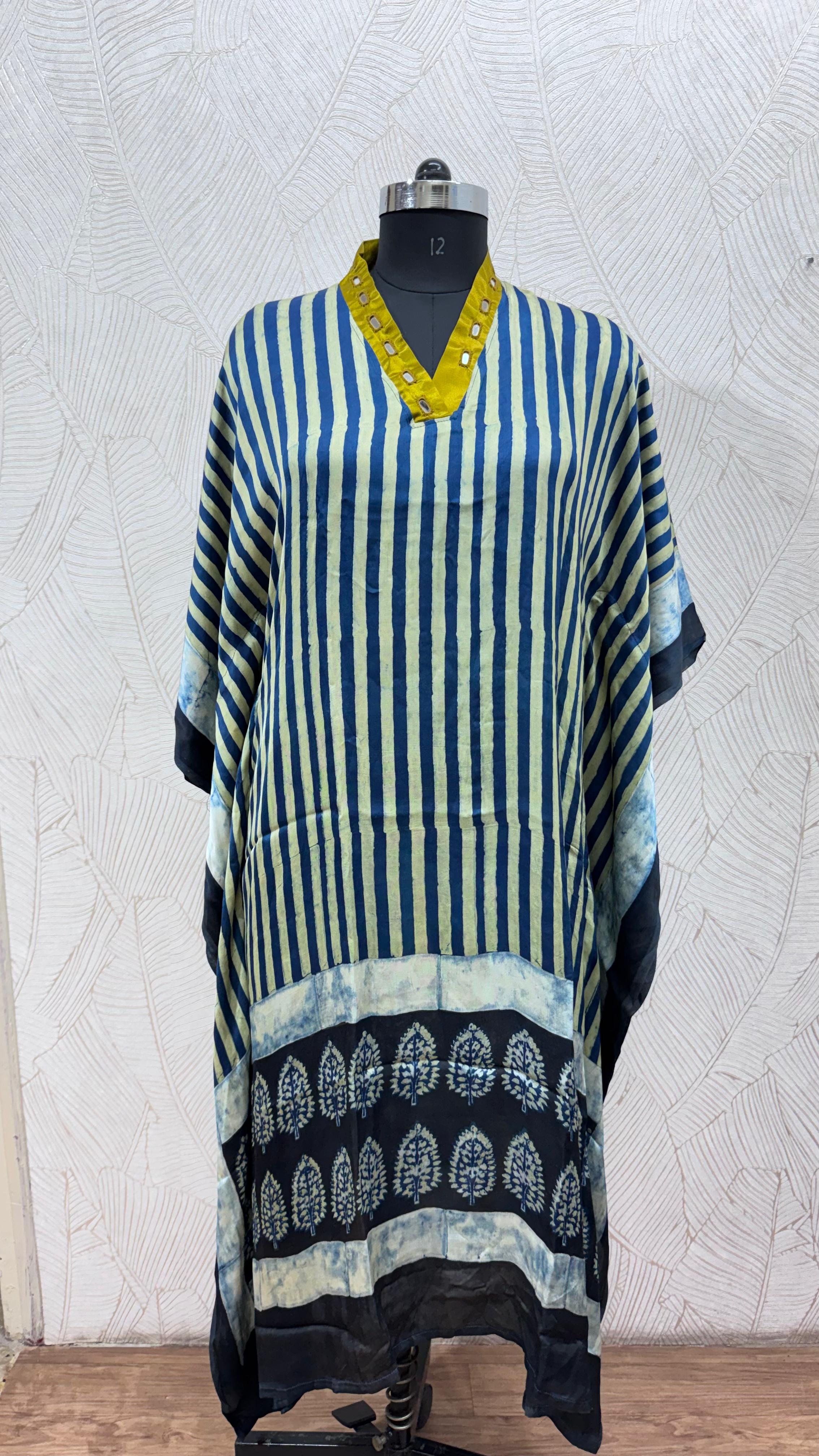 Modal Silk V-neck Kaftan