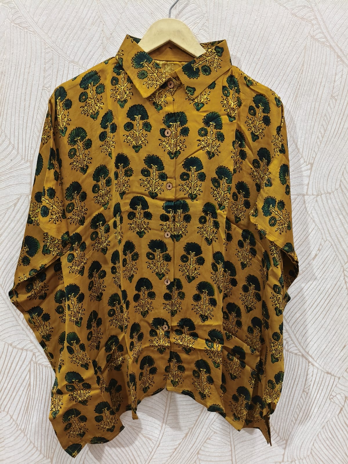 Modal Silk Kaftan Shirt
