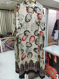 Modal Silk Designer Ajrakh handblock kurti