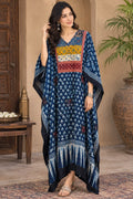 Pure Modal Silk V neck Kaftan