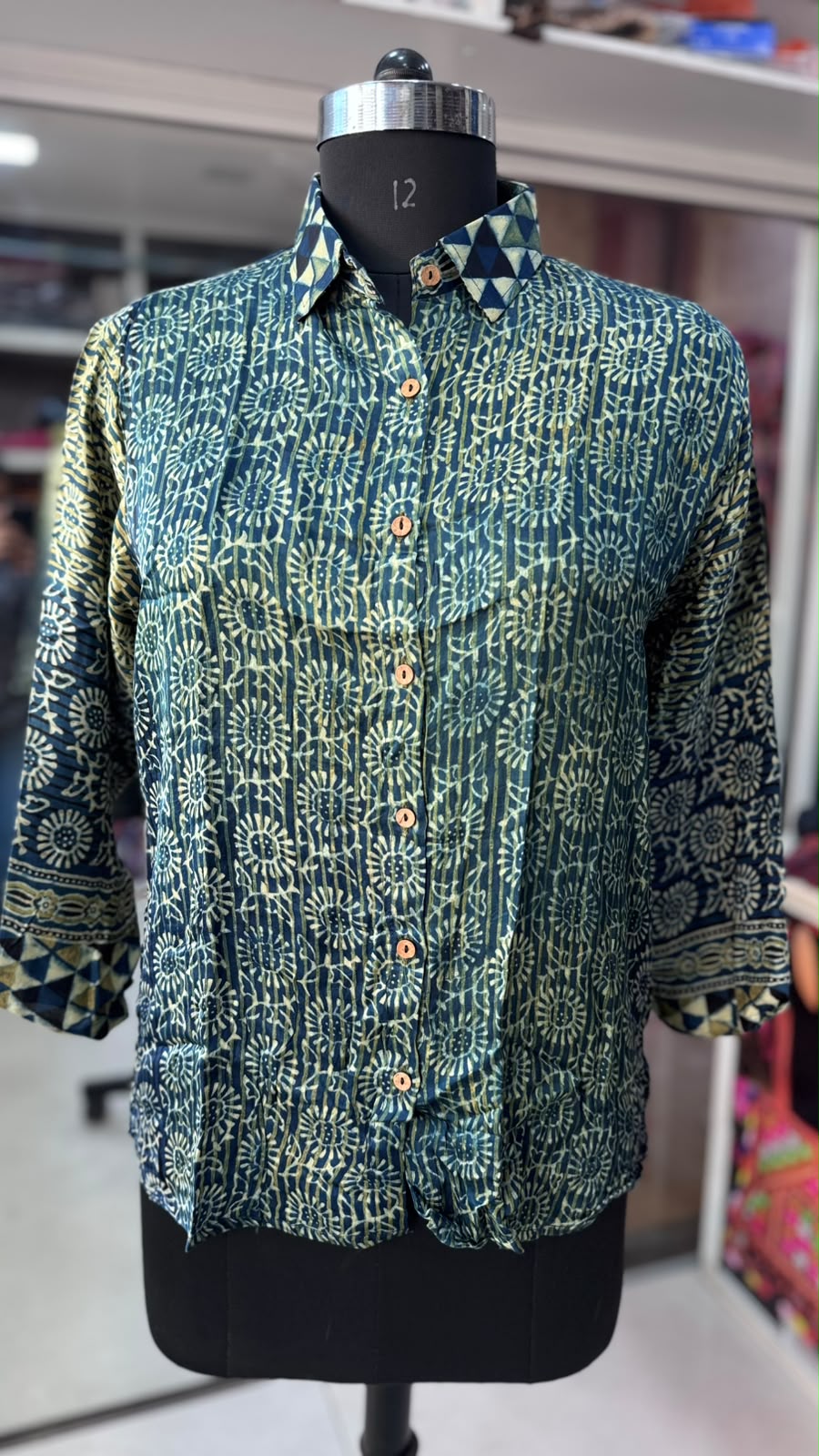 Modal Silk Antifit Ajrakh Shirts