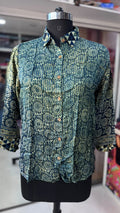 Modal Silk Antifit Ajrakh Shirts