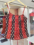 Ajrakh Corset Blouse