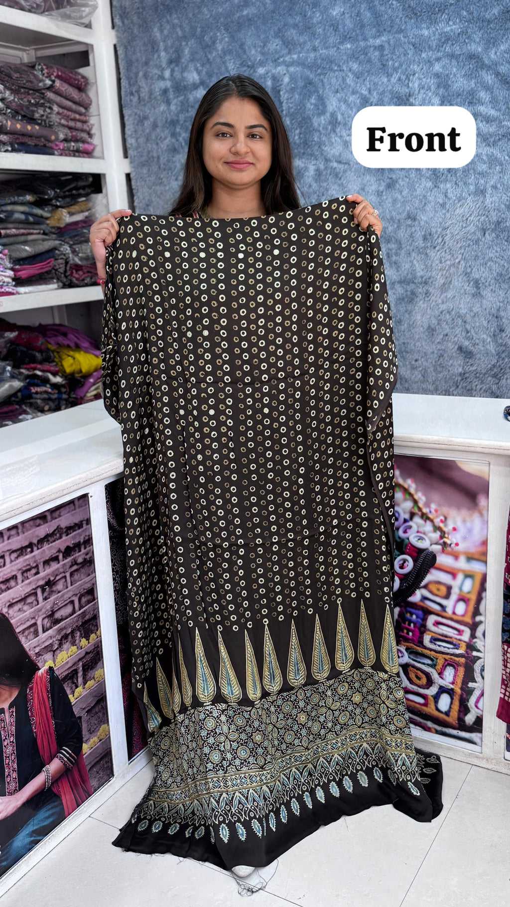 Modal Silk Designer Top/Kurta Fabric